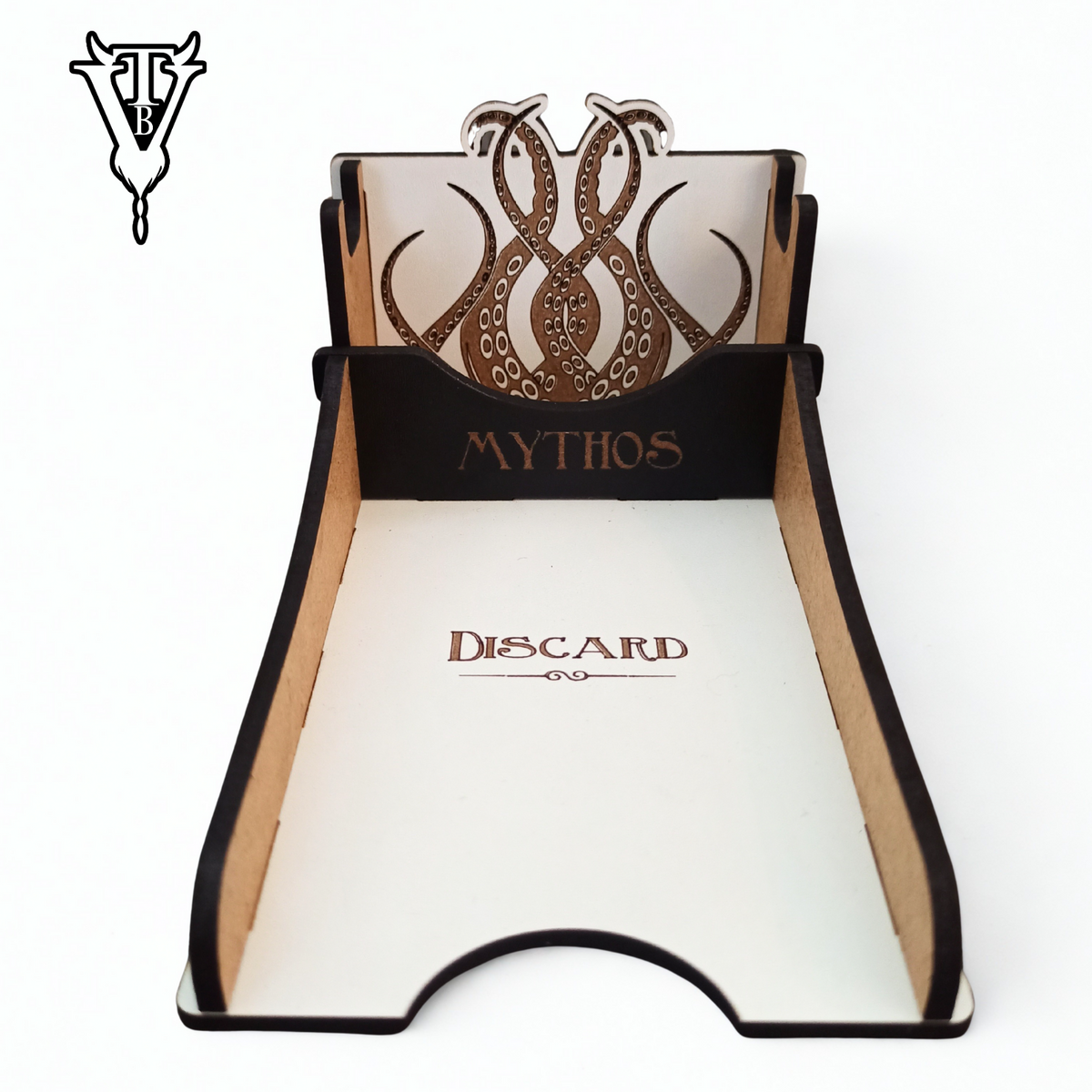 Arkham Horror The card game Mythos Draw / Discard Card Holder side view — The Board Viking