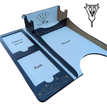 Escape the Dark Sector Mission Deck Card Holder | The Board Viking side view — The Board Viking