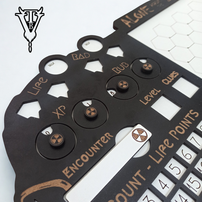 Alone Against The Zone — Solo RPG Hex-Crawl Player Board view 10 — The Board Viking