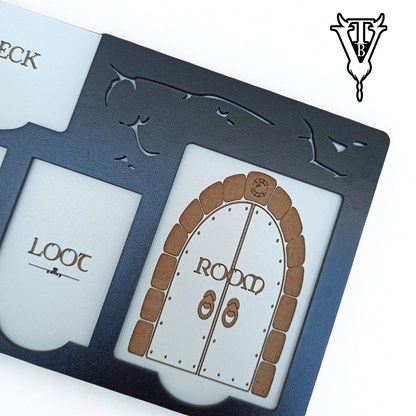 Rogue Dungeon Board Game - Monster/Dungeon/Card Tracking Player Board For Solo Play