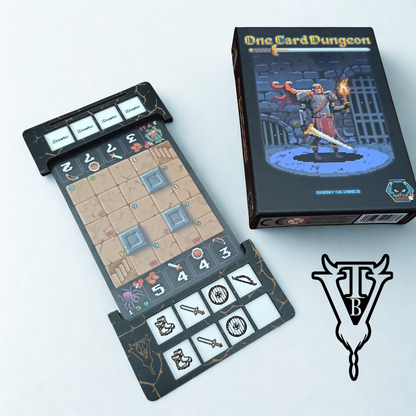 One Card Dungeon Player Board Organizer Tray - Solo Game Accessory - Custom Tracker