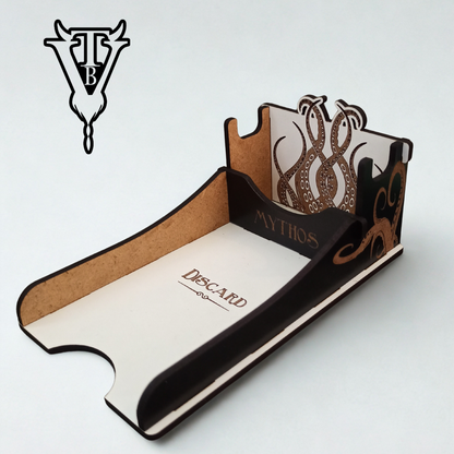 Arkham Horror The card game Mythos Draw / Discard Card Holder detail view — The Board Viking