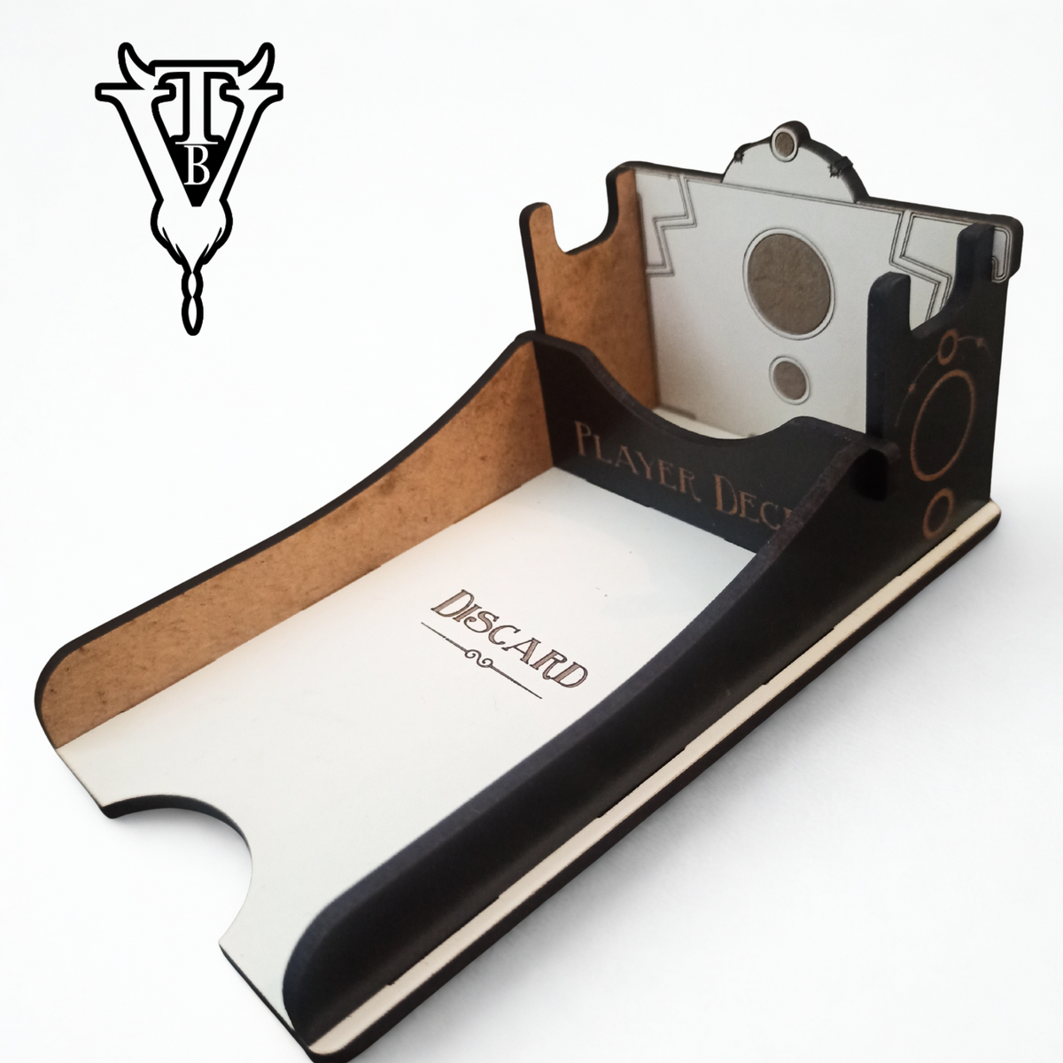 Arkham Horror Card Game Player Deck Draw / Discard Holder detail view — The Board Viking