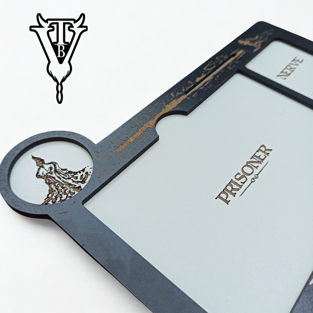 The Night Cage Board Game - Prisoner Character Board detail view — The Board Viking