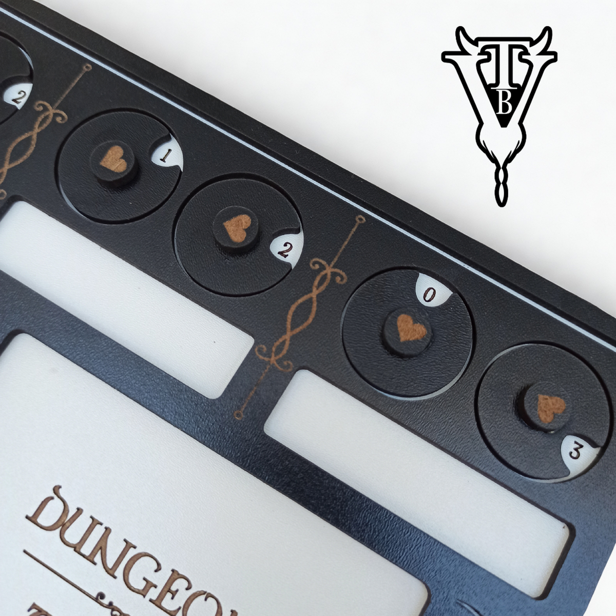 Rogue Dungeon Board Game - Monster/Dungeon/Card Tracking Player Board For Solo Play