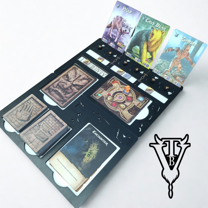 Rogue Dungeon Board Game - Monster/Dungeon/Card Tracking Player Board For Solo Play